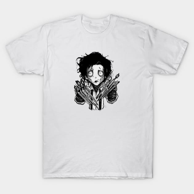 Edward Scissorhands T-Shirt by Panxia